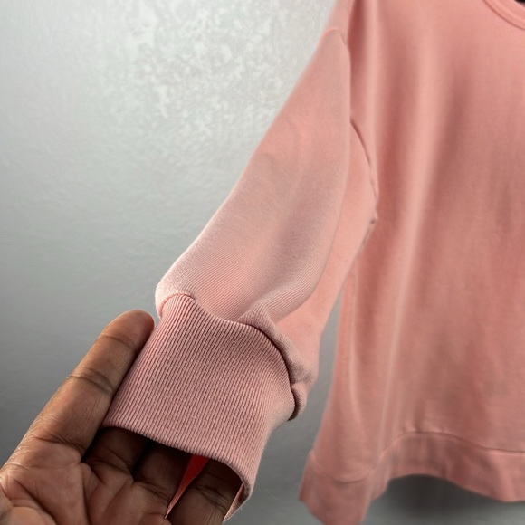 Buffalo David Bitton Womens Long Sleeve Pullover Pink Knit Sweatshirt Sz M Cozy - Picture 6 of 9